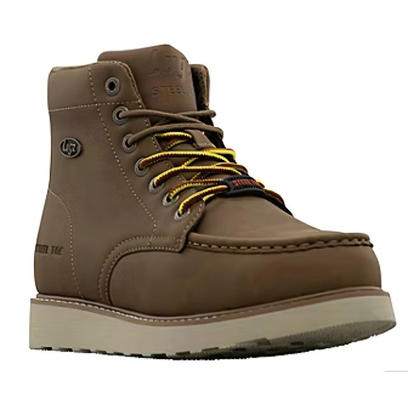 Lugz Other - LUGZ Men Wide Steel Toe Chukka Work Boots Construction Safety Shoe SIZE 11W